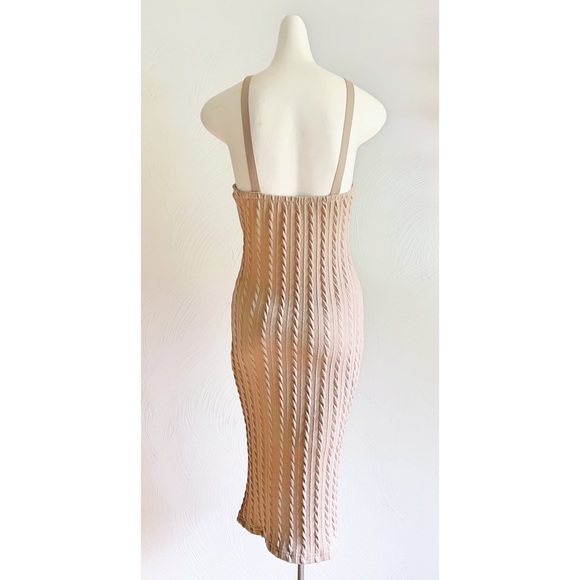 Moving sale! GUC Knit Maxi Halter Dress Miss Love Small Minor Flaw See Last Pic - Picture 3 of 10